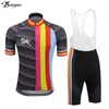 Zestawy wyścigowe Jersey Set 2023 Man Man Summer MTB Race Bicicleta Odzież Krótkie rękaw