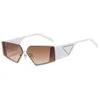 Lunettes de soleil de luxe de mode pour femmes homme lunettes classiques lunettes de soleil plage extérieure lunettes de soleil sans cadre 7 couleurs signature triangulaire en option