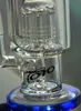Toro Glass Bong Dab Rigs Hockahs 흡연 유리 파이프 암 나무 Perc 18mm 보울 오일 유리 물 봉