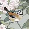 壁紙カスタム壁画の壁紙3D花と鳥の壁絵画リビングルームの勉強家の装飾自己慣用的な防水POペーパー