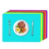 Andere servieshuis 40x30cm Dinware Siliconen Matten Bakvoering Muiti-functie Siliconen Oven Mat Warmte-isolatie Anti-slipkussen Bakeware Kid Tafel Placemat 0303