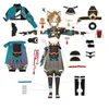 Anime kostuums Rolecos Game Genshin Impact Gorou Cosplay Come Men Combat Uniform Fox Boy Come Halloween Dames Cosplay Come Full Set Z0301