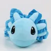 Plush -poppen 44 cm blauw axolotl pluche speelgoed zacht knuffels cartoon plushie axolotl poppen kinderen volwassenen gamer verjaardag cadeau home decor 230303