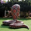 Publicidad personalizada, réplica de serpiente inflable gigante de 3 metros de altura para decoración de eventos, juguetes deportivos, BG-C0492 001