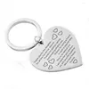Keychains Stainless Steel Keychain Love Heart Friendship Thank You For The Laughter Keyring Friends Gifts Birthday