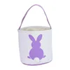 DHL Belle Pâques Lapin Seaux Sac De Rangement De Haute Qualité Personnalisé Fourre-tout Lapin De Pâques Panier pour Enfants Fête De Vacances Décor bb030