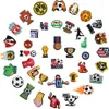 Shoe Parts Accessories Soccer Clog Charms Pvc Sports For Teens Decor Fits Sandals Bracelets Ornaments Gift Boys Man