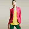 Damespakken EST 2023 Spring Fashion Women 6 Colors Slim Fit Blazer Jackets Coats Inouched Full Sleeve Top Y045