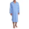 Vêtements ethniques musulman printemps automne hommes lâche col montant à manches longues Robe confortable solide pyjamas asie du sud-est turc magasin vêtements