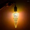 Kleurrijk vuurwerk bol 6w kerstboomlampen e27 art deco led night lights courtyard decoratie licht