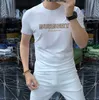 Men's T-Shirt T Shirt Slim Fit Short Sleeve Cotton Breathable Tee Top Designer Letters Print Shirts 2023 Spring Summer High Street Casual Mens Clothing Men's Tees & Polos