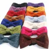 Bow Ties Luxury Cork Wood Men's Vintage Plus Size Tie Trähandgjorda bowtie för män Bröllopsfest Tillbehör Nackkläder