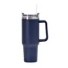 De senaste 40oz rostfritt stålhandtag Straw Mug Thermos Cup många stilar att välja mellan supportanpassade logotyp