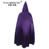 Anime Costumes Teen Titans Super Hero Raven Cosplay Come Women Black Bodysuit Purple Hooded Cloak Jumpsuits Halloween Party Come Suit Z0301