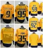 2022 Stadium Series 59 Roman Josi Hockey-Trikots 95 Matt Duchene 9 Filip Forsberg 92 Ryan Johansen 35 Pekka Rinne Navy Gold White Winter Classic Jersey genäht