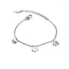 Anklets Fashion Smile For Women Cute Gold Heart Chain Anklet Foot Ankle Bracelet Summer Beach Jewelry