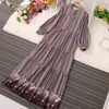 Casual Dresses Striped Shirt Dress Women Vintage Spring 2023 Loose Lady Vacation Clothing Vestidos Elegant Robe Femme Boho