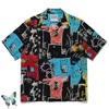 Men's Casual Shirts WACKO MARIA Hawaiian Hipster Short Sleeeve Fashion Shirt T230303