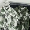 Chemises décontractées pour hommes hawaïennes pour hommes imprimé fleuri col rabattu à manches courtes hommes bouton Streetwear plage Camisa M-3XL