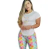 Survêtements pour femmes Sports G Lettre Imprimé T-shirt Crop Top Crayon Pantalon 2PCS Set Filles Jogging Sexy Sport Suit