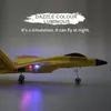 Aeronave elétrica / RC RC SU27 Avião 2.4G Planador de controle de rádio Controle remoto Lutador de espuma Modelo de avião brinquedos para crianças meninos 230303