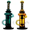 Bong Recycler perc bong dab rig pipa in vetro pipa ad acqua narghilè 10" Vortex accessori per fumatori percolatore piattaforme petrolifere quarzo banger accessori per fumatori