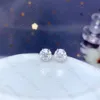 Dangle Küpeler Avize Moissan Diamond 925 Gümüş Kadın Lüks Atmosferengle