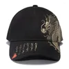 Casquettes de baseball impression chinois hommes Baseball Totem croyance femmes coton Snapback chapeau extérieur Protection solaire Gorras casquette de camionneur