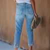 Damesjeans Vintage High Tailed Jeans Woman Bleekte Woman's Jeans for Women Ripte Harem Pants vriendje jeans dames jeans 230303