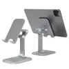 Para suporte para tablet, suporte de liga de alumínio Stand ajustável suporte rotação dobrável para iPad Stand retrátil da mesa dobrável Stand preguiçoso