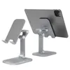 Voor tabletstandaard Aluminium Wall Telefoonhouder Legering Telefoon Stand verstelbare roterende stand opvouwbare telefoon iPad Lifting Stand Retrible Foldable Desktop Lazy Stand