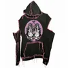 Women's Hoodies sweatshirts sweatshirt dames anime hoodie black s kawaii kleding esthetische harajuku paar kleding streetwear 230302