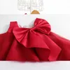Mädchenkleider Mädchen Ballkleid Kleid Boutique Mode Big Bow Ballkleider Geburtstagsfeier Festzug Tragen Hochzeit Prinzessin kommt für Kinder W0224