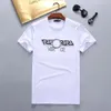 Designer de marca masculina camisetas redondas pescoço preto e branco de manga curta de algodão respirável 3d impressão de lazer de lazer de luxo de casal