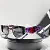 Turquoise Temple Małe okulary przeciwsłoneczne dla kobiet kwadratowe bezramkowane logo trójkąta okulary Spr90 dla mężczyzn luksusowe marka projektant Sun Glass Uv400 unisex Wysoka jakość z obudową