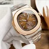 Herrmekanisk klocka Automatisk 40mm 904L All-rostfritt stål Watch Designer Sapphire Waterproof Casual Classic Fashion Wristwatch Montre de Luxe
