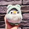 12 cm Kawaii Cartoon Little Penguin Plush Toy Pendant Creative Cross-Dressing Penguin Doll Keychain Doll Bag Accessories Gift LA541