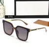 Gafas de sol clásicas Lente Polaroid Carta de diseñador para mujer Gafas para hombre Gafas senior para mujer Marco de anteojos Vintage Metal Sun Gl296J