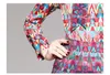 Kvinnor S Two Piece Pants Off Runway Vintage Letter Print Streetwear Gothic Y2K Shirt Women Topps Retro Shorts Bow Collar Bluses Set Dräkt ZA 230302