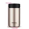 Vattenflaskor 400 ml Fashion Vacuum Tea Bottle rostfritt stål Kolv Thermos Coffee Cup Travel Mug Camping Sports Bottl 230302