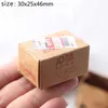 Puppenzubehör Mini Karton Express Box Großhandel Diy Puppenhaus Miniatur Simulation Möbel Dekor Spielzeug