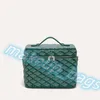 Pochette Muse Vanity Case 고급 핸드 백 디자이너 화장대 진짜 가죽 패션 여성 화장품 가방 남성 세탁 클러치 세면류 크로스 바디 토트 어깨 메이크업 백