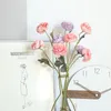 Fleurs décoratives LuanQI Hortensia Artificielle Décor De Mariage À La Maison Tissu De Soie Faux Bouquet De Fleurs De Pivoine Cerise Pour La Saint-Valentin Décorer
