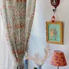 Padrão de impressão de cortina Flor Natural Sun Shading Janela Fabricthe Living Room Study