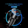2 em 1 LED Digital Display Dual USB Universal Car Charger para iPhone 13 12 11 Samsung S20 S10 Colo de carro Adaptador de carregamento rápido