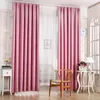 Curtain & Drapes High Quality Blackout Thermal Solid Window Curtai For Bedroom 7 Colors Available NVIE