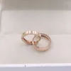 Hoopörhängen Pure Solid 18K Rose Gold Women Luck Smooth 1,5-2G 12,5x1,8mm Gift