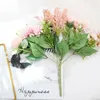 Flores decorativas Hydrangea artificial Peony Casamento Decoração de outono Casa de Natal Fake Flower Flower Bouquet Supplies