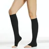 Damen-Socken, Strumpfwaren, Herren, offene Zehen, kniehohe Kompressionsstrümpfe, Behandlung von Krampfadern, formender Druck