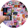 Confezione regalo SL/65 pezzi adesivo ragazza rosa per planner scrapbooking cancelleria decalcomanie impermeabili laptop per bambini